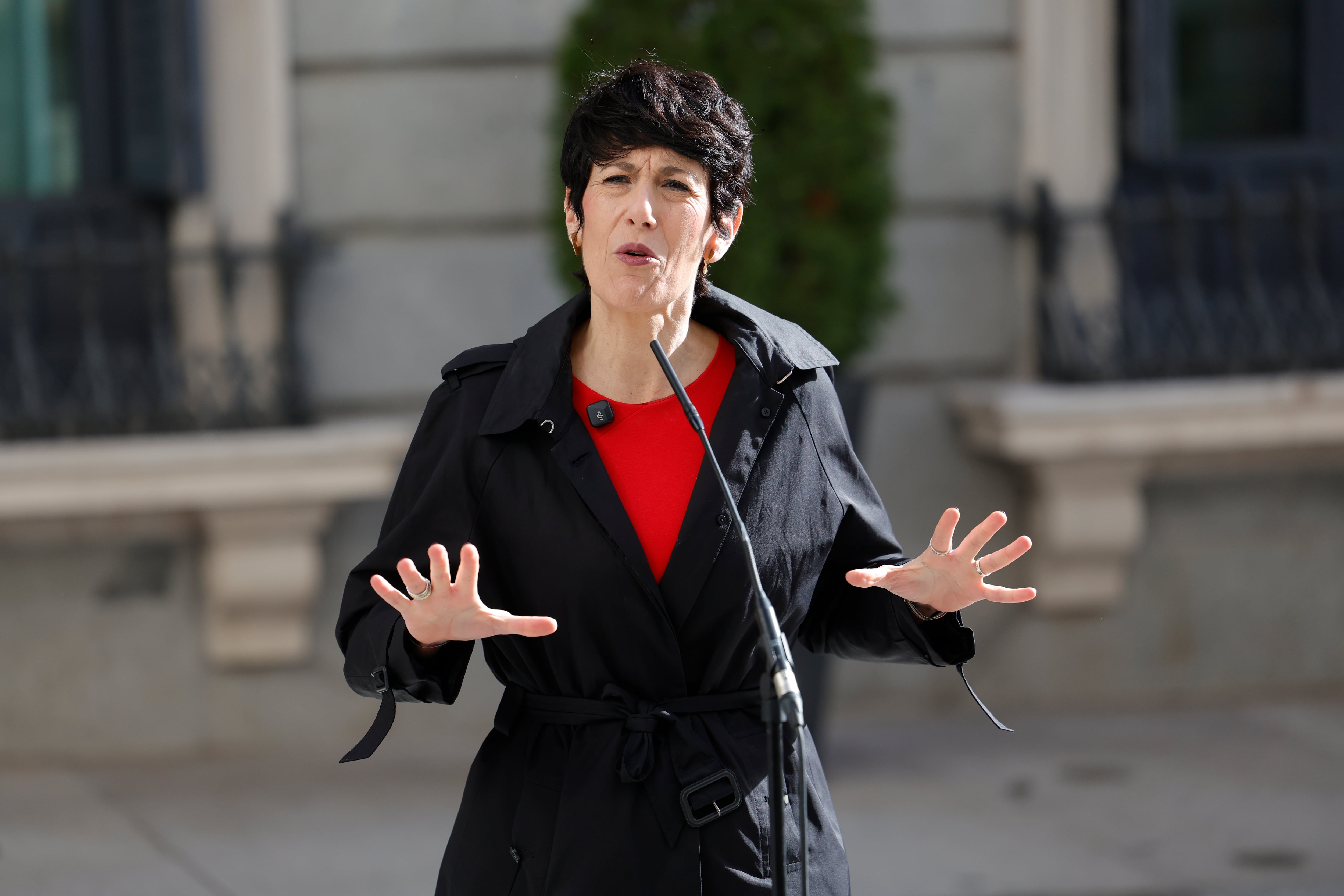 La ministra de Seguridad Social, Elma Saiz, en una imagen reciente en el Congreso.
