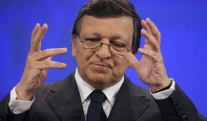 José Manuel Durao Barroso hoy en Bruselas.