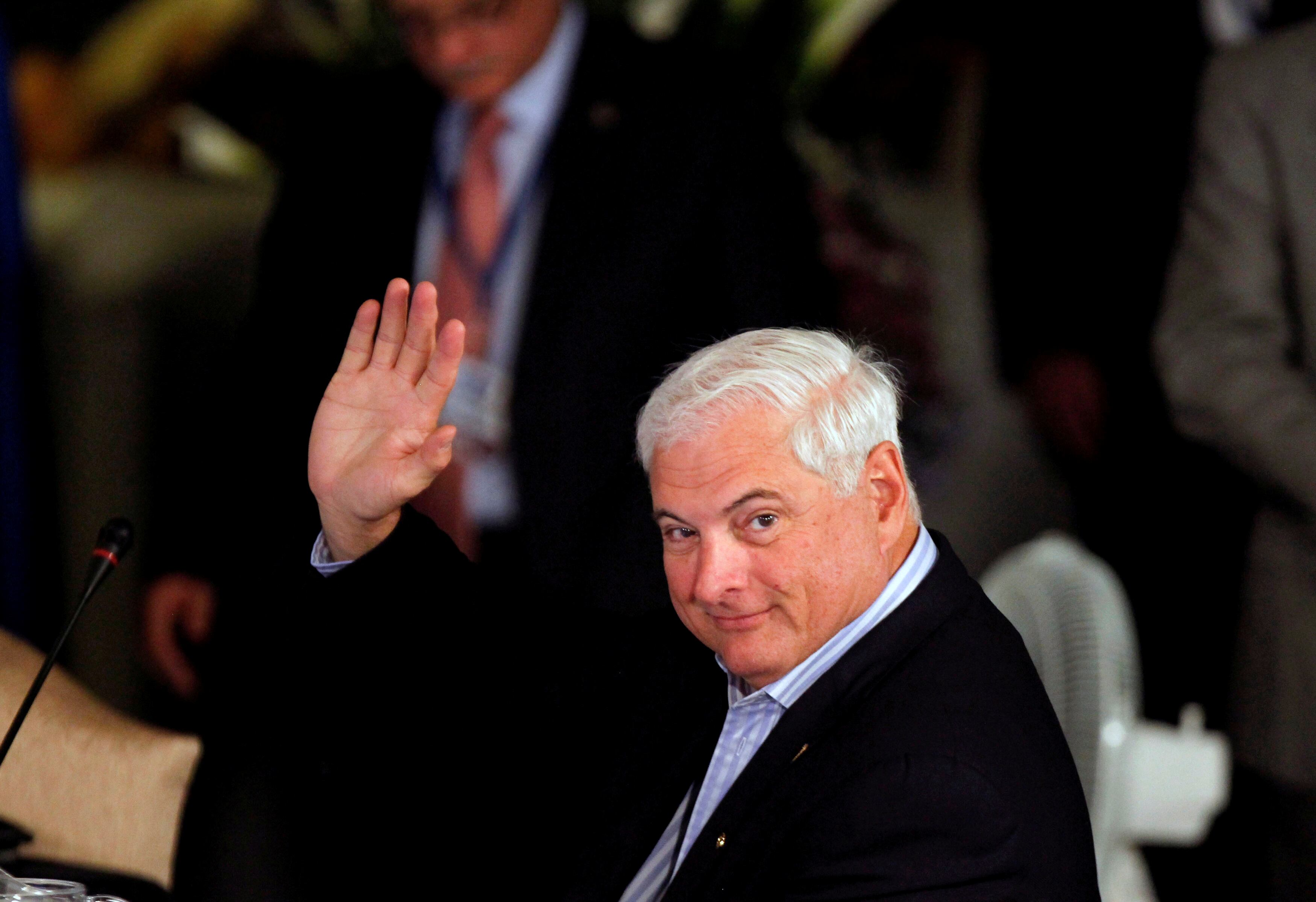 El expresidente de Panamá, Ricardo Martinelli, durante un evento en Guatemala en 2012.