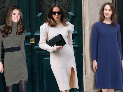 'Royals' como Kate Middleton o 'influencers' como Therese Hellström también se apuntan a la comodidad de los vestidos de punto.