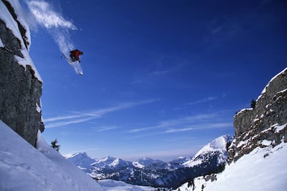 Pista de Châtel, en Portes du Soleil.