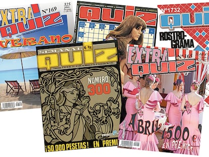 Portadas antiguas de la revista Quiz.