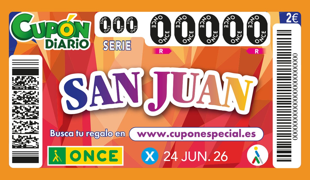 Cupón Especial de San Juan de la ONCE: comprobar sorteo del miércoles 24 de junio