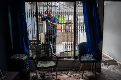Vivienda afectada en Cali, el 21 de agosto.
