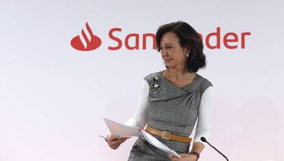 Ana Botín, presidenta de Santander.