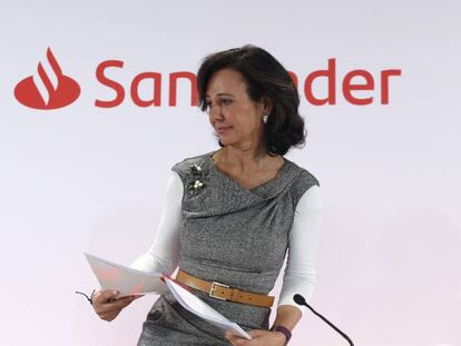 Ana Botín, presidenta de Santander.