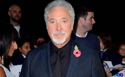 El cantante Tom Jones en los premios &#039;The Pride of Britain Awards&#039; 2016 en Londres.