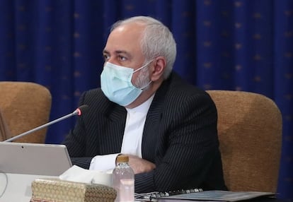 El ministro iraní de Exteriores, Mohammad Javad Zarif, durante la reunión del Gobierno del pasado lunes.