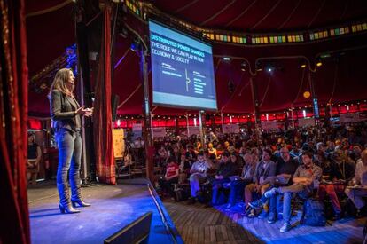 Conferencia en el Ouisharefest, que se ha celebrado en Par&iacute;s del 5 al 7 de mayo.