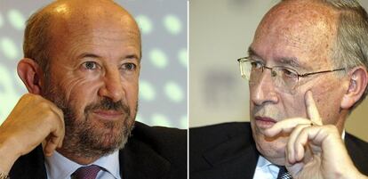 A la izquierda, Emilio Saracho; a la derecha, Manuel Pizarro.
