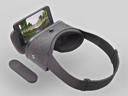 El kit para usar la plataforma de realidad virtual Daydream.