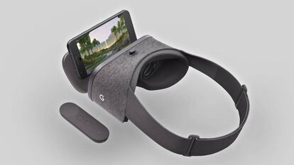 El kit para usar la plataforma de realidad virtual Daydream.