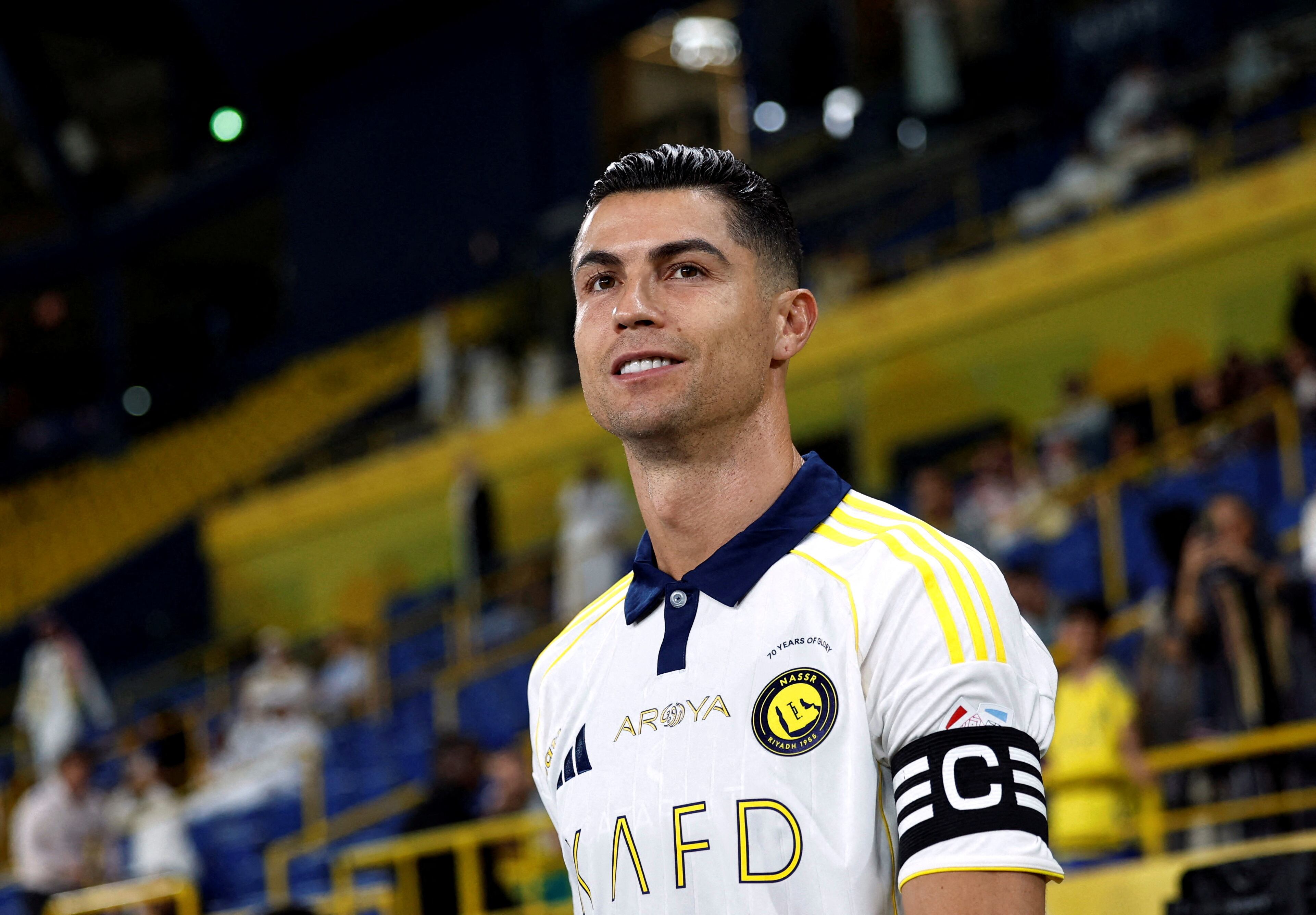Cristiano Ronaldo, en un partido con la camiseta de Al Nassr.