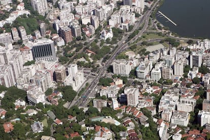 Vista de R&iacute;o de Janeiro, Brasil. 