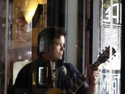 Diego García, 'El Twanguero', en el Café Central de Madrid.