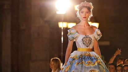 Desfile de Dolce&amp;Gabbana, en Palermo.