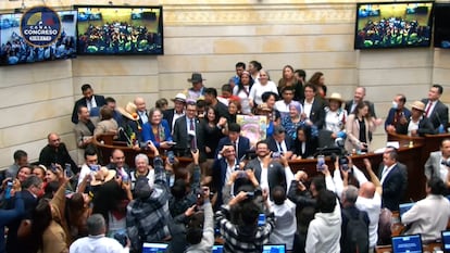 El proyecto de Reforma Pensional ha sido aprobado en su totalidad en plenaria del Senado de la República este 23 de abril en Bogotá.