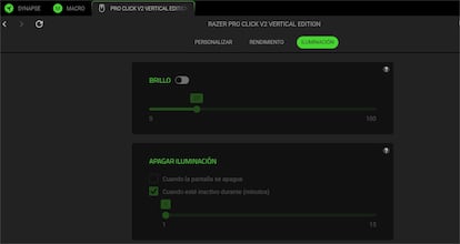 Iluminación en Razer Synapse 4