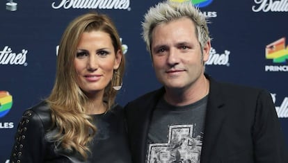 Santiago Cañizares y su esposa Mayte García, en una imagen de 2019.