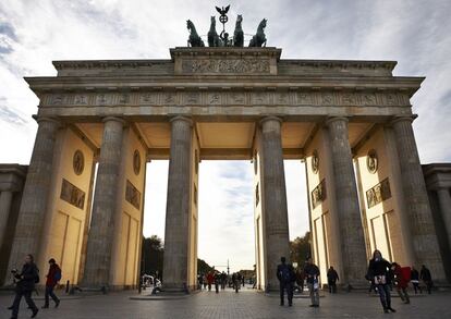 Puerta de Brandeburgo, en Berlín.