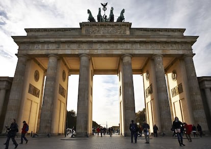 Puerta de Brandeburgo, en Berlín.