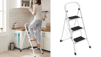 mejores ofertas amazon en escaleras domésticas con varios peldaños.