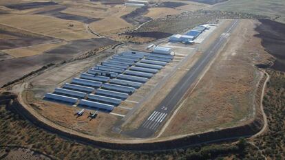 Vista del aeródromo de Casarrubios, facilitada por los promotores.