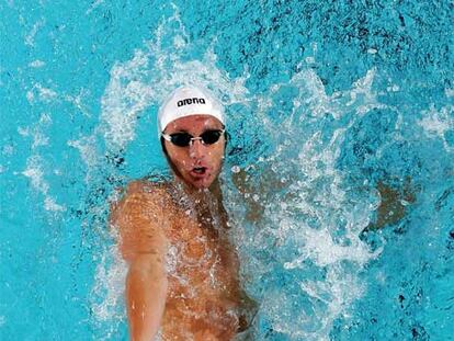 Aaron Peirsol, durante la final.
