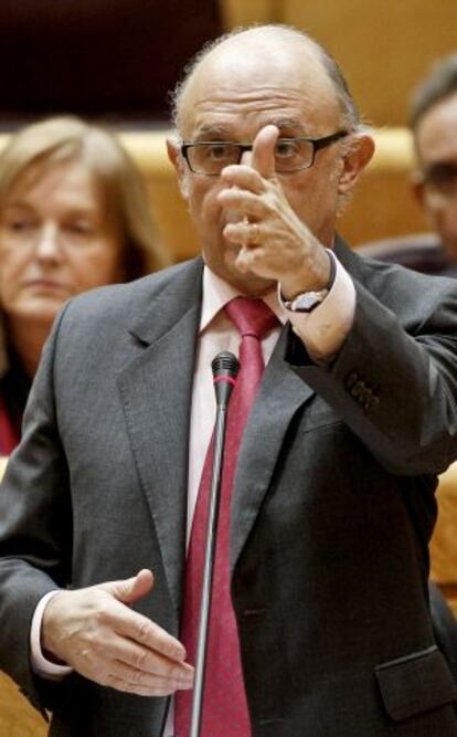 El ministro de Hacienda, Cristóbal Montoro.
