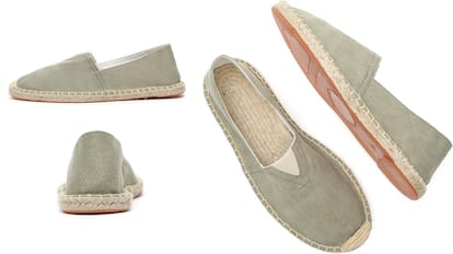 Estas alpargatas para hombre son cómodas e ideales para el verano.