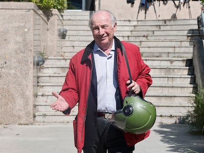 Rodrigo Rato, ex director gerente del FMI, sale de la Audiencia Provincial de Madrid, a mediados de abril.