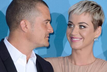 Katy Perry y Orlando Bloom, en Mónaco, el pasado septiembre.