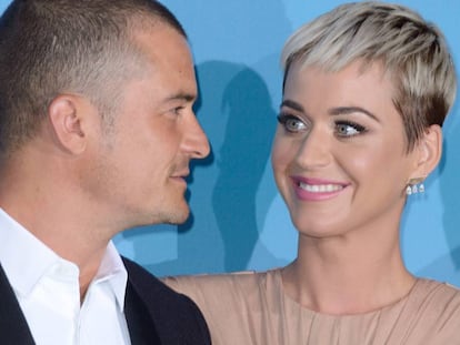 Katy Perry y Orlando Bloom, en Mónaco, el pasado septiembre. 