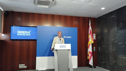 El líder del PP en el Ayuntamiento de Barcelona, Daniel Sirera, en una imagen de archivo.