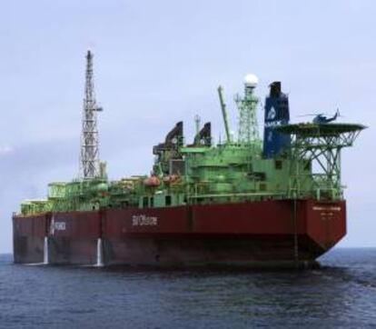 Imagen cedida del barco pertolero "Señor del Mar" de Petróleos Mexicanos. EFE/PEMEX/Solo uso editorial