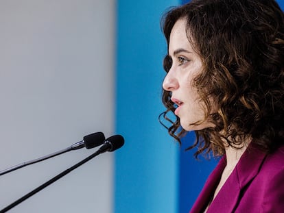 La presidenta de la Comunidad de Madrid y de PP de Madrid, Isabel Díaz Ayuso.