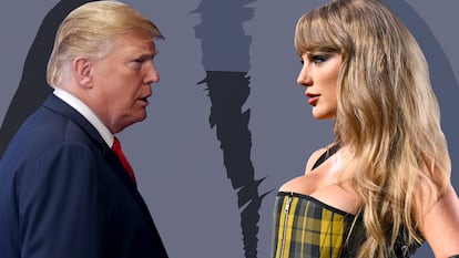 Donald Trump y Taylor Swift.