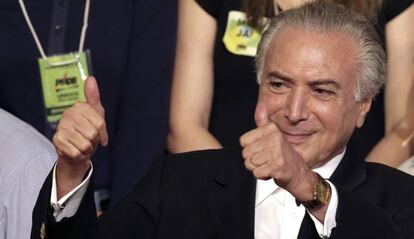 O vice-presidente Michel Temer.