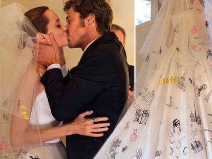 Los garabatos del vestido de Angelina, ¿coincidencia o copia literaria?
