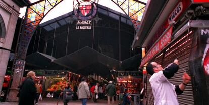 Mercado de La Boquer&iacute;a, en Barcelona.