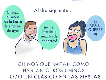 Cuando dicen: Es china, pero habla perfecto español