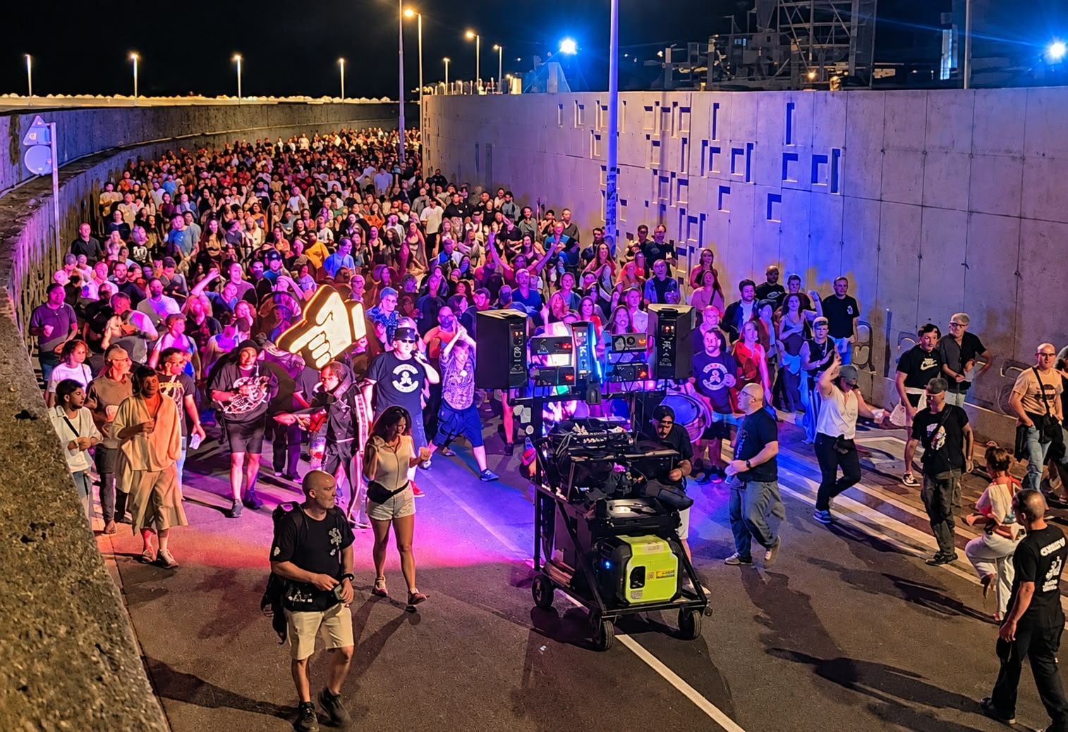 El pasacalles de Arrecife en vivo, en Lanzarote. 