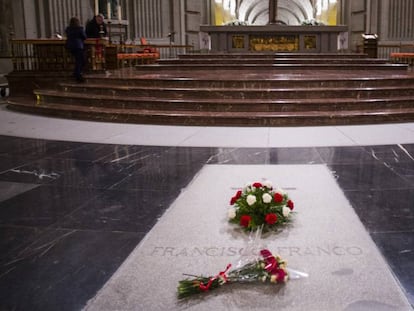 Francisco Franco’s tomb in the Valley of the Fallen.