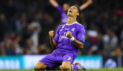 Cristiano Ronaldo celebra la Champions.