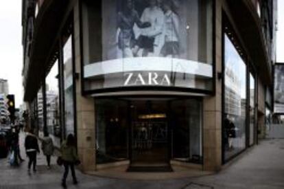 Una tienda de Zara, en A Coru&ntilde;a