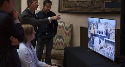 Cyrille Rogeau, ministro consejero de la Embajada de Francia, en la presentación de 'Assassin's Creed: Unity'.