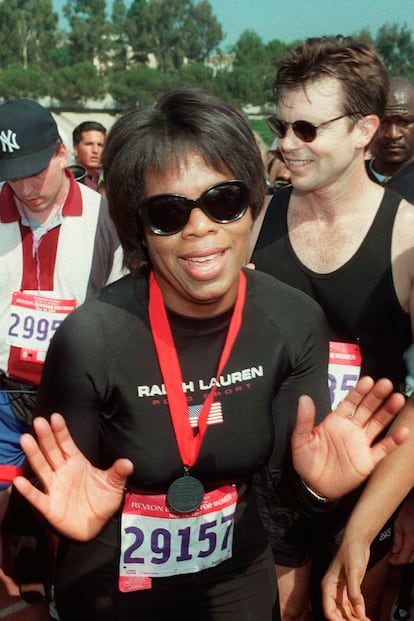 "Take it easy", parecía decir Oprah Winfrey en esta imagen de 1997.