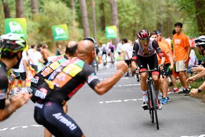 Marc Soler durante la quinta etapa de la Vuelta a España este miércoles.