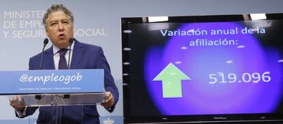 El secretario de Seguridad Social, Tomás Burgos