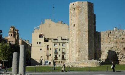 La cabecera del circo romano de Tarraco.